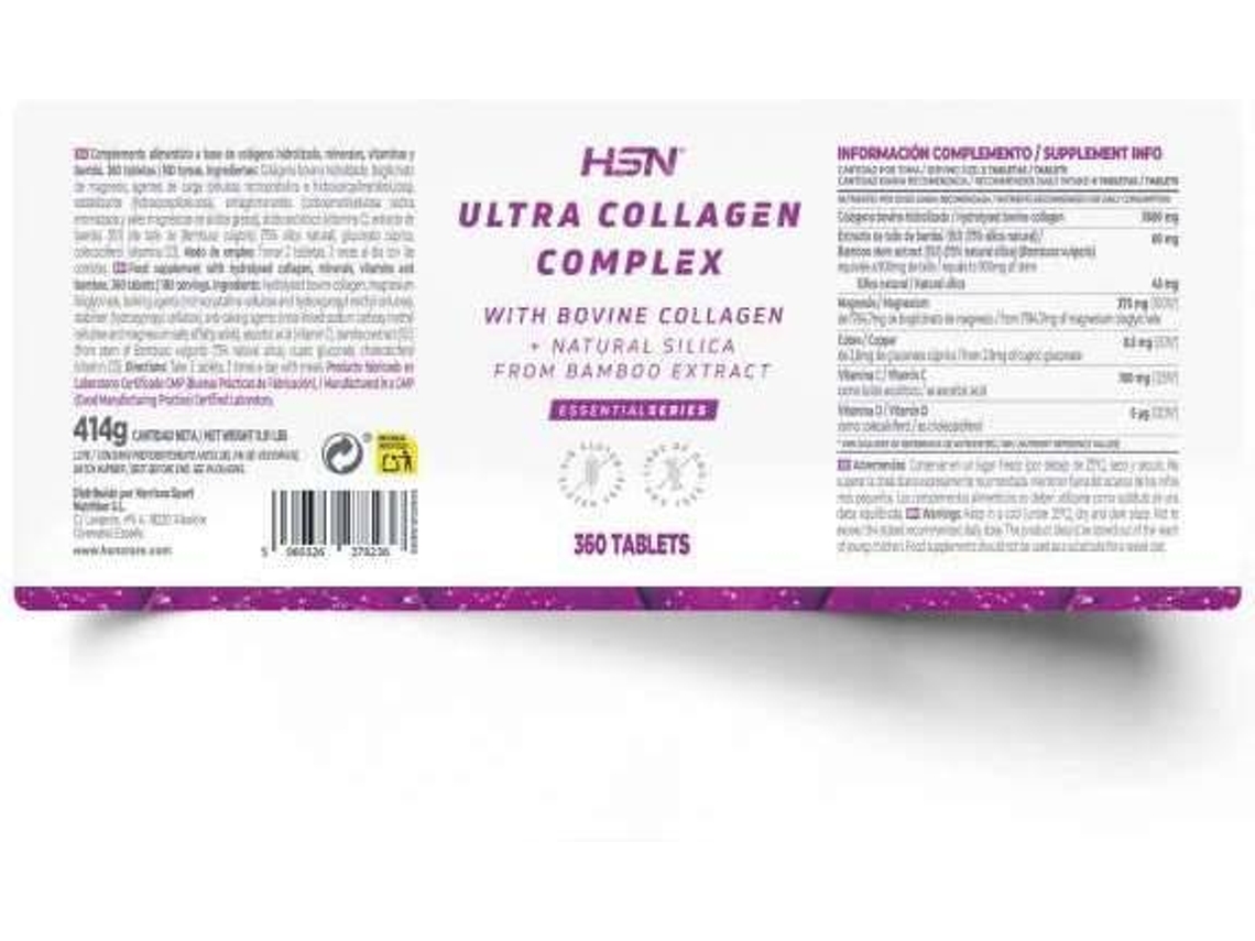 Complemento Alimentar Hsn Ultra Colag Nio Hidrolisado Complex