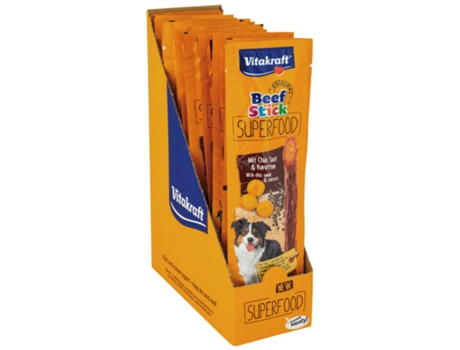 Paquete De Snack Para Perros Vitakraft Beef Stick Superfood Unidades