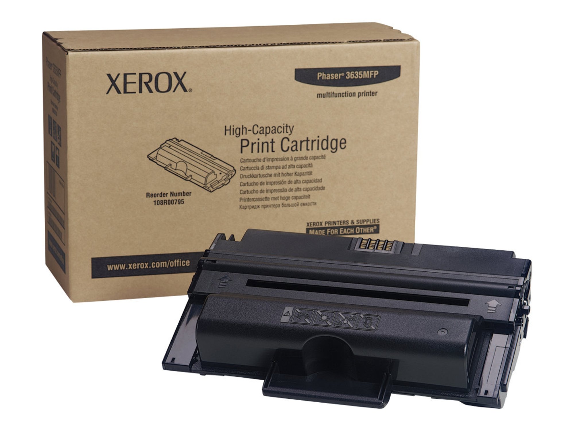 Tóner XEROX Impresión gran capacidad 3635MFP Negro