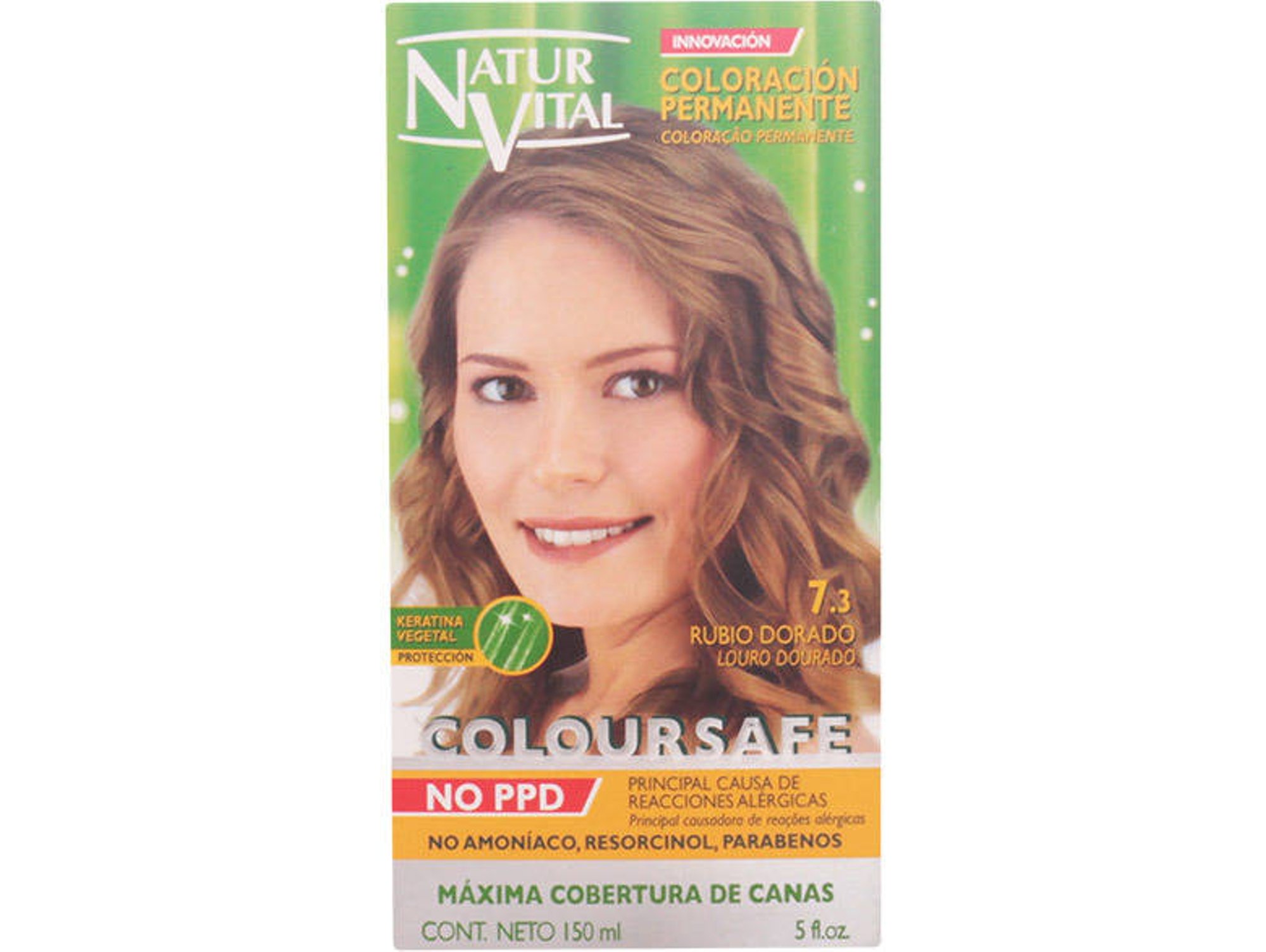 Tinte De Cabello Permanente NATURALEZA Y VIDA Coloursafe Tinte