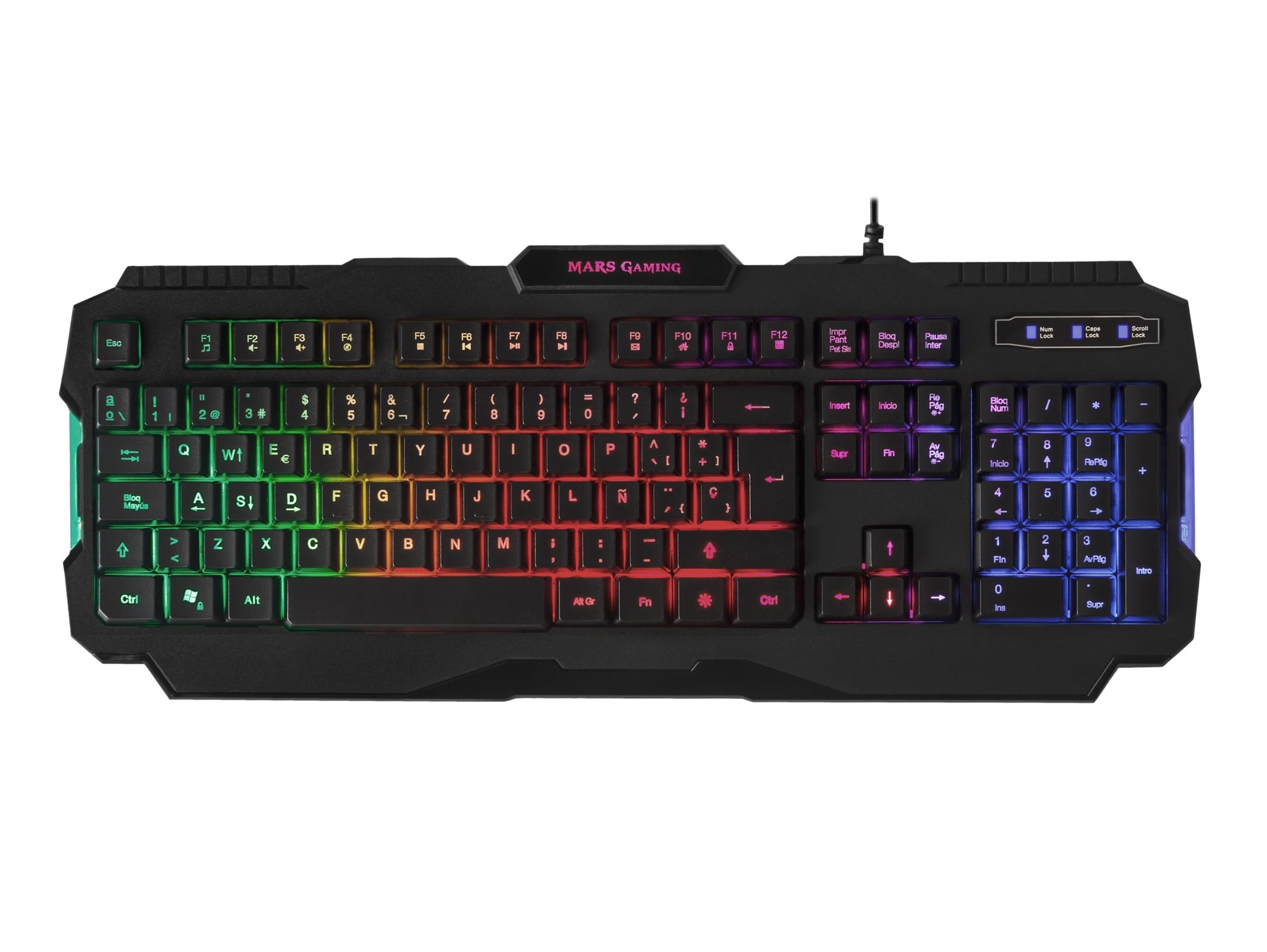 Teclado Gaming MARS MRK0 Mecánico Inglés Negro Worten es