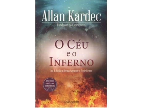 Libro O Céu E O Inferno de Allan Kardec Portugués