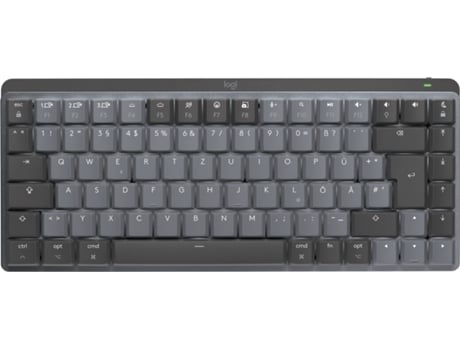 LOGITECH MX Mini Mechanical for Mac teclado Bluetooth QWERTZ Alemán Grafito, Gris