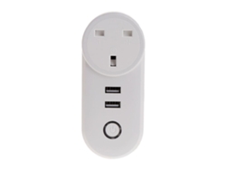 Para enchufe inteligente Wifi Control remoto enchufe británico temporizador puerto USB sin concentrador ahorro de energía ALLINLESS