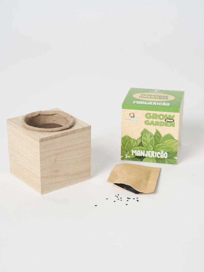 Kit de Ciencia AMBARSCIENCE Grow your Garden - Albahaca (Edad Minima: 3 años)