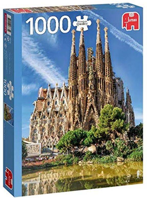 Premium Collection Sagrada familia view barcelona 1000 pcs puzzle rompecabezas ciudad niños y adultos 12 años interior