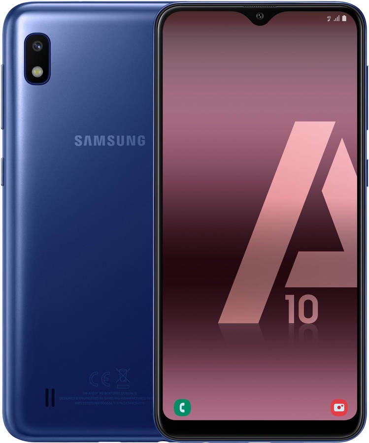 Samsung Galaxy A10 32gb+2g ram sma105f 32gb sim bl azul 6.2 hd+ octacore 1.6ghz 135 mpx 3400 mah smartphone 2gb32gb libre 1575 cm 62“ 322gb 2gb 32 2 7884b 2+32gb 13mp+5mp 62