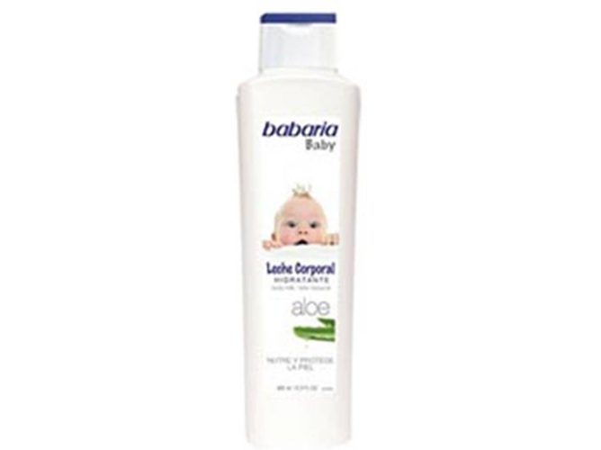 Leche Corporal BABARIA Baby Leche Corporal Hidratante Aloe (400 ml)