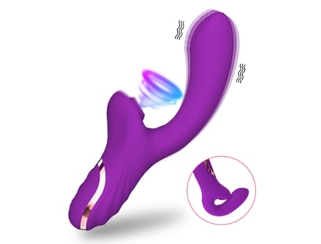 Vibrador de succión, estimulador de vacío para clítoris femenino, masturbador vaginal (púrpura) VEANXIN