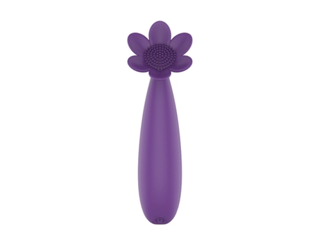 Vibrador de masaje de silicona recargable por USB con 19 modos de vibración para mujeres (púrpura) VEANXIN