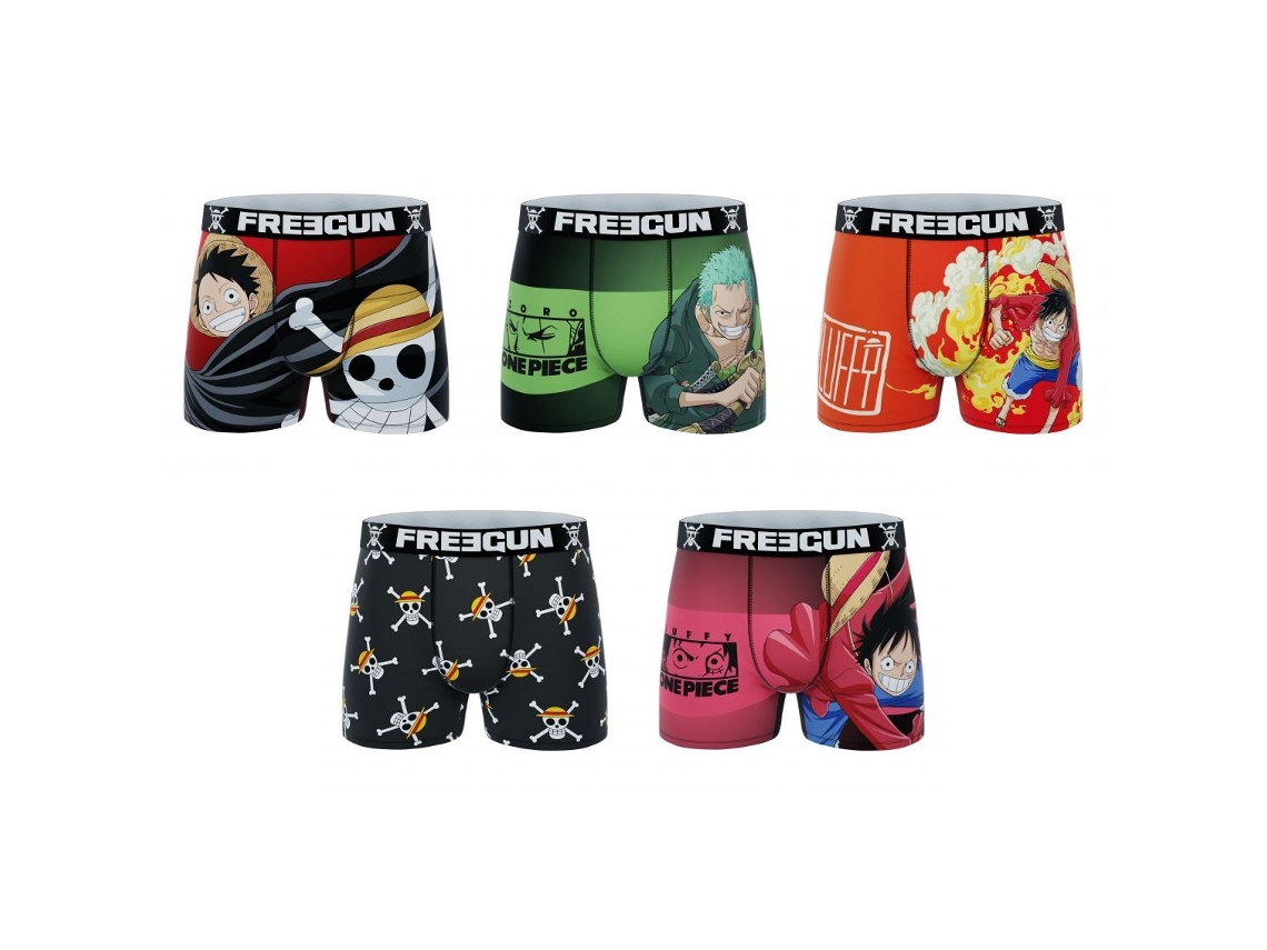 Lote de 5 calzoncillos para ni os FREEGUN One Piece 6 8 ans