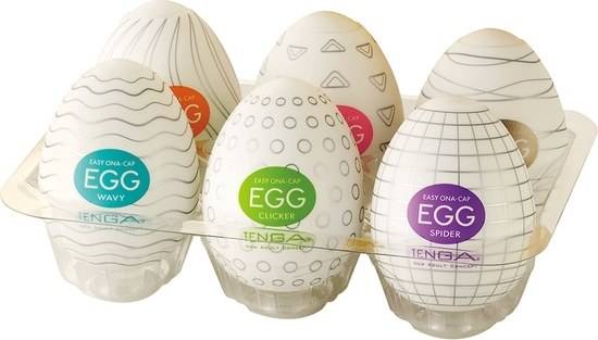 Caja con 6 Masturbadores TENGA Egg