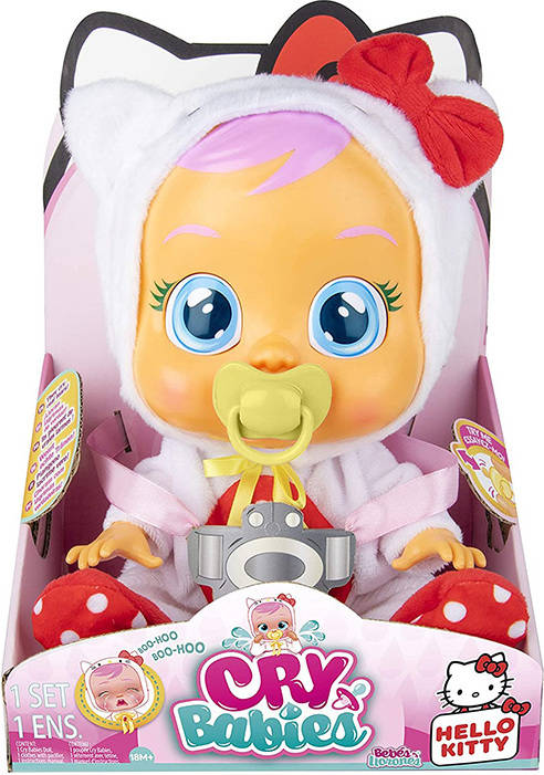 Muñeca CRY BABIES Hello Kitty (Edad Mínima: ‍18 Meses)