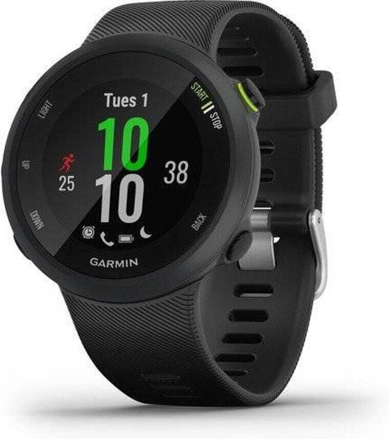 Reloj deportivo GARMIN FORERUNNER 45 (Bluetooth - Hasta 7 días de autonomía - Negro)