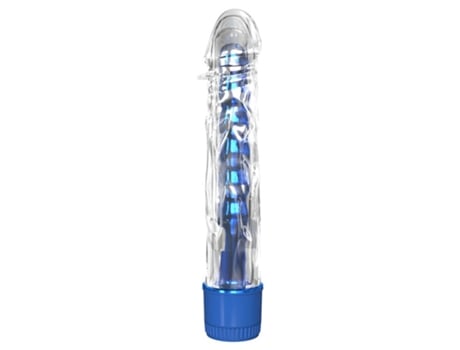 Vibrador Mr. Twister Azul Metálico 17 Cm CLASSIX