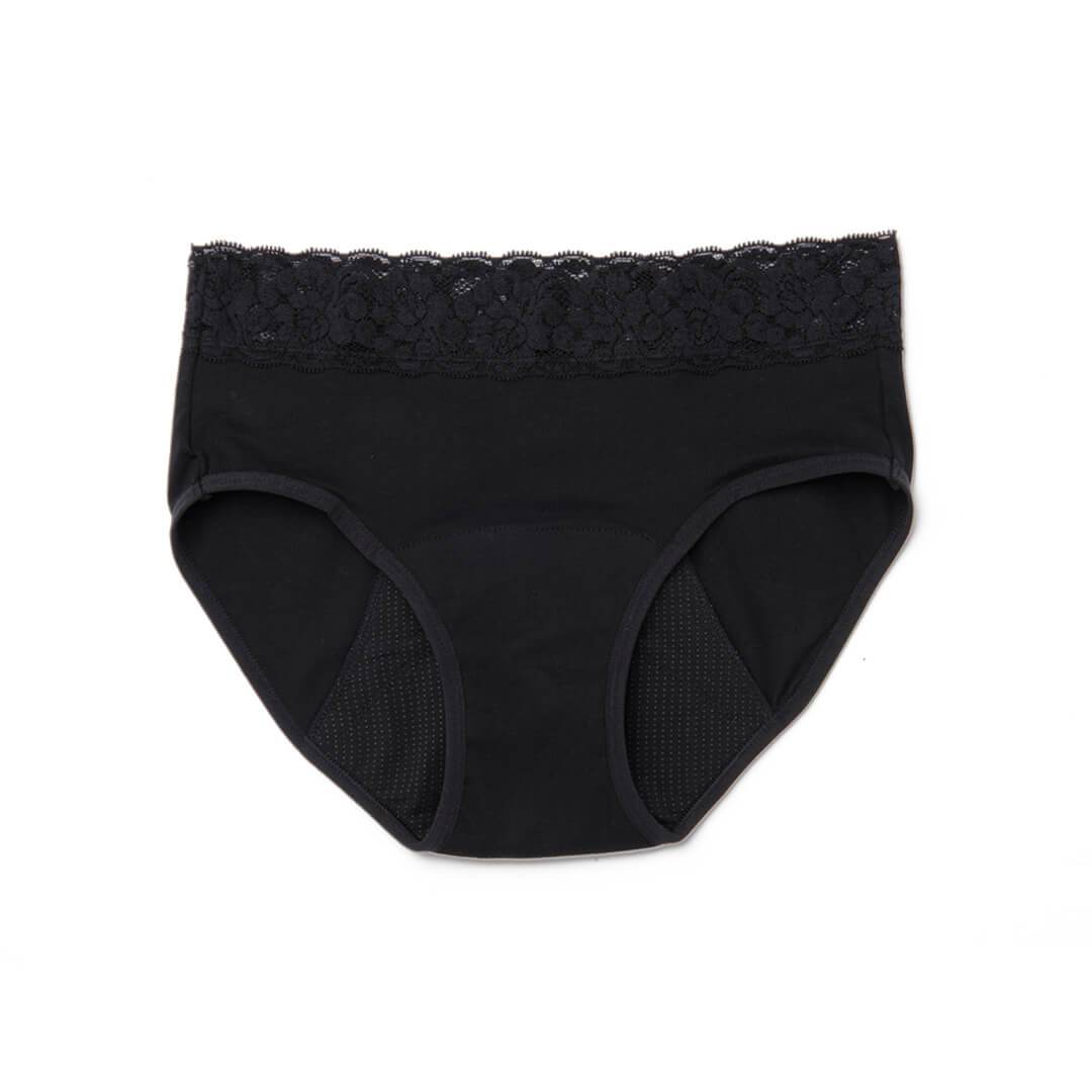 Braguitas Menstruales PLATANOMELÓN Kiwitas Lace Nude (Talla: S)