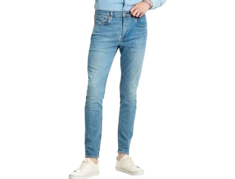 Pantalones Vaqueros LEVIS 512 Slim Taper Algodón Hombre (W38L32 - Azul)