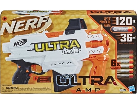 Nerf Ultra Amp lanzador edad 8