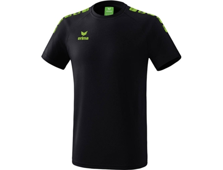 Camiseta para Hombre ERIMA 5-C Essential Negro, Verde para Multideportes