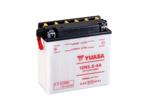 Batería de moto YUASA 12N5.5-4A 12V 5.5AH