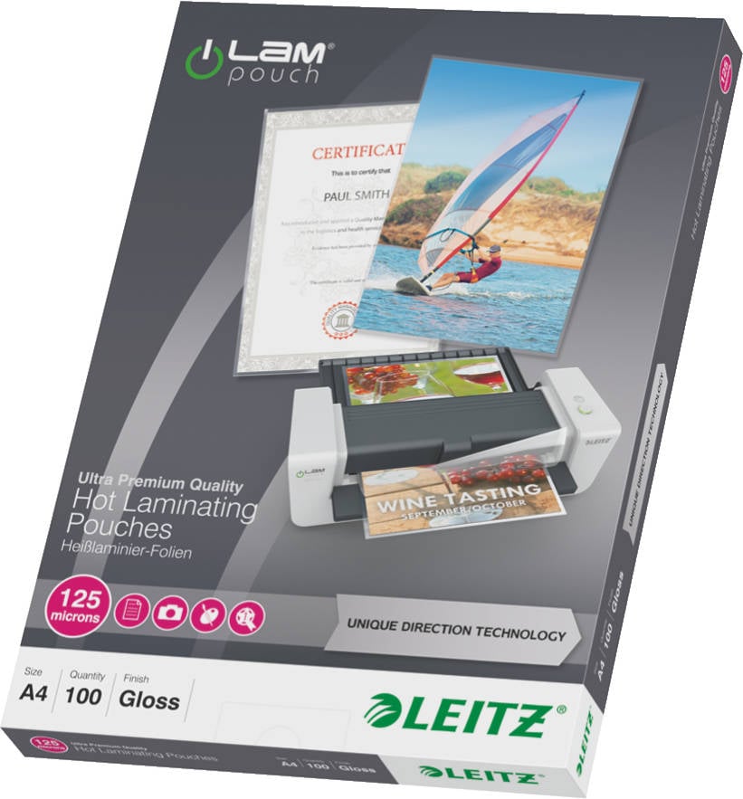 Fundas de Plastificar LEITZ iLAM UDT Transparente (100 un - A4)