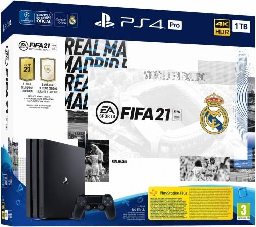 Consola PS4 Pro + FIFA 21 (1 TB)