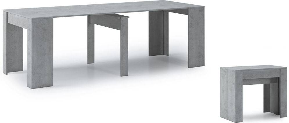 Mesa Consola SKRAUT HOME (Gris - Aglomerado - 90x50x78 cm)