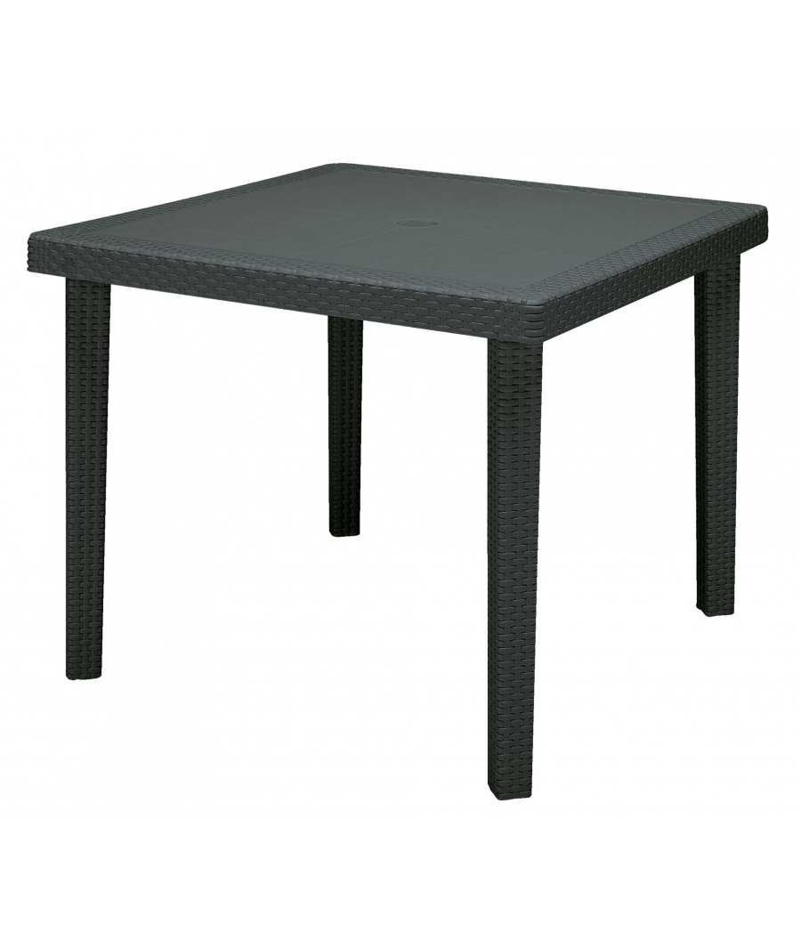 Grandsoleil Boheme Greenpol mesa verde antracita 90 x 30 745 cm cuadrada negra