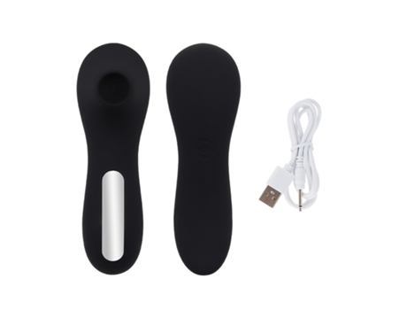 Vibrador de masaje de succión de 10 frecuencias para mujeres (negro) VEANXIN