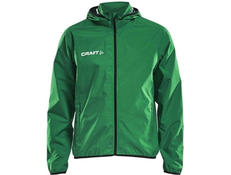 Abrigo para Hombre CRAFT Logo Verde para Fútbol (XS)