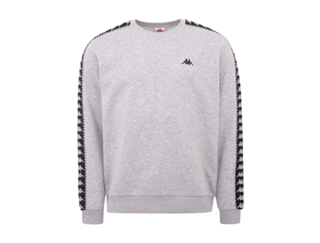 Sudadera KAPPA Hombre (XXL - Gris)