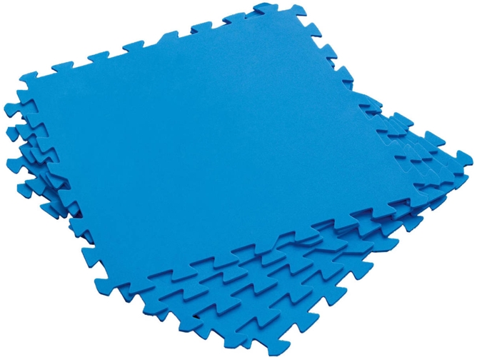 Tapiz De Suelo goma bestway 9 piezas 50x50 cm azul 50x50cm 8