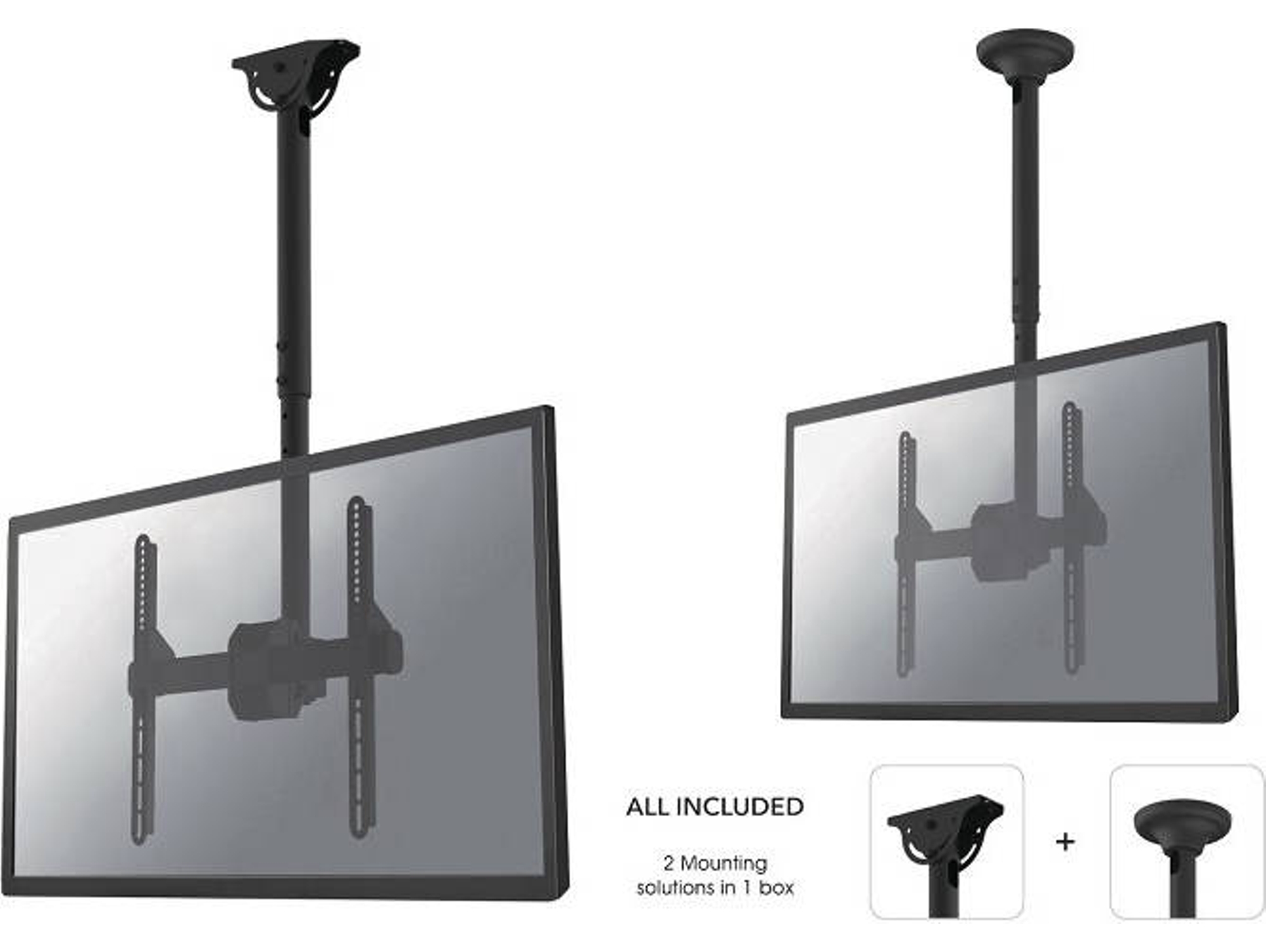 Soporte de TV NEWSTAR NM-C440 (Ajustable - 32'' a 60'' - Hasta 50 kg)