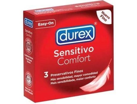 Condativos DUREX Sensitivo Confort (3 Unidades)