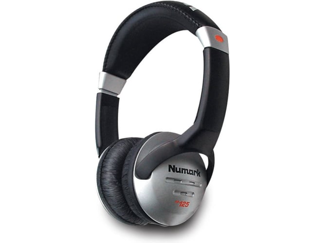 Auriculares Numark Hf125 de dj profesionales con cable 18 transductores 40 mm para mayor respuesta y diseño cerrado un