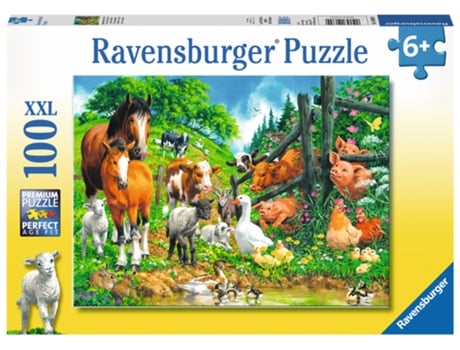 Puzzle RAVENSBURGER 00.010.689 100 pieza(s) Animales