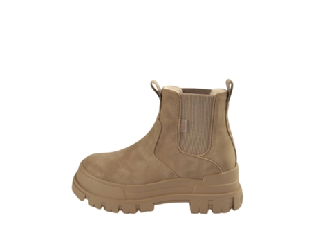 Botas de Mujer BUFFALO Aspha Chelsea Warm Vegan Piel Marrón (38)