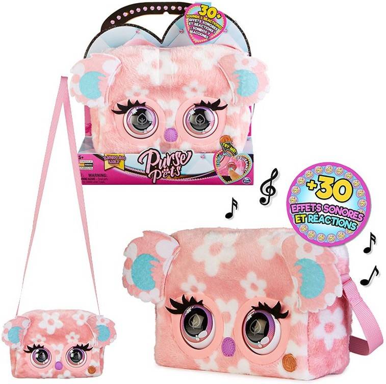 Muñeca SPIN MASTER Purse Pets Bolso Interactivo Koala (Edad Mínima: 5 Años)