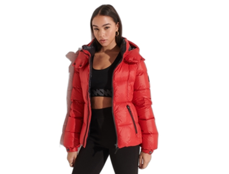 Abrigo SUPERDRY Mujer (44 - Rojo)