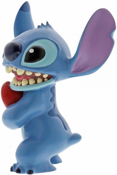 Disney Figura Stitch con lilo y enesco decorativa corazon