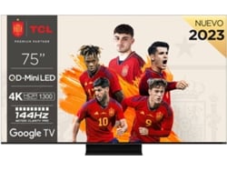 TV TCL 75C805 (QD-MINI LED - 75'' - 189 cm - 4K Ultra HD - Smart TV)