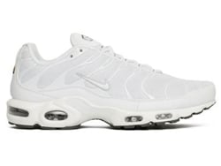 Tenis Deportivas NIKE Air Max Plus Hombre (Blanco - Material Sintético, Tejido - 44)