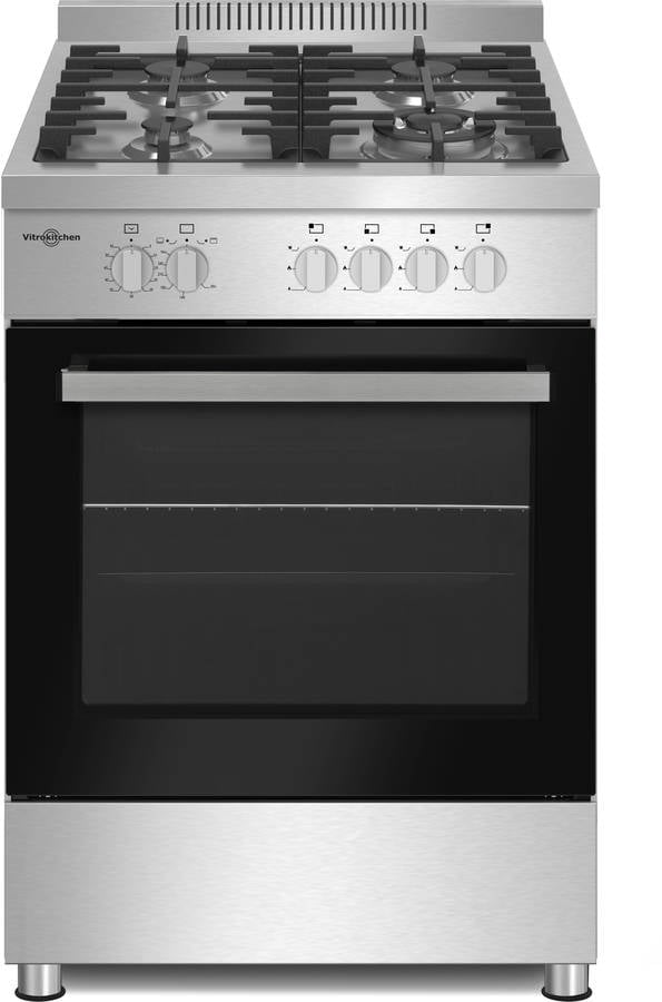 Cocina VITROKITCHEN PF6060IN (55 L - Gas Butano-propano - Inox)