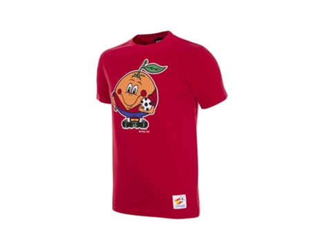 Camiseta de Niña para Fútbol COPA FOOTBALL Multicolor Algodón Rojo (14 años)