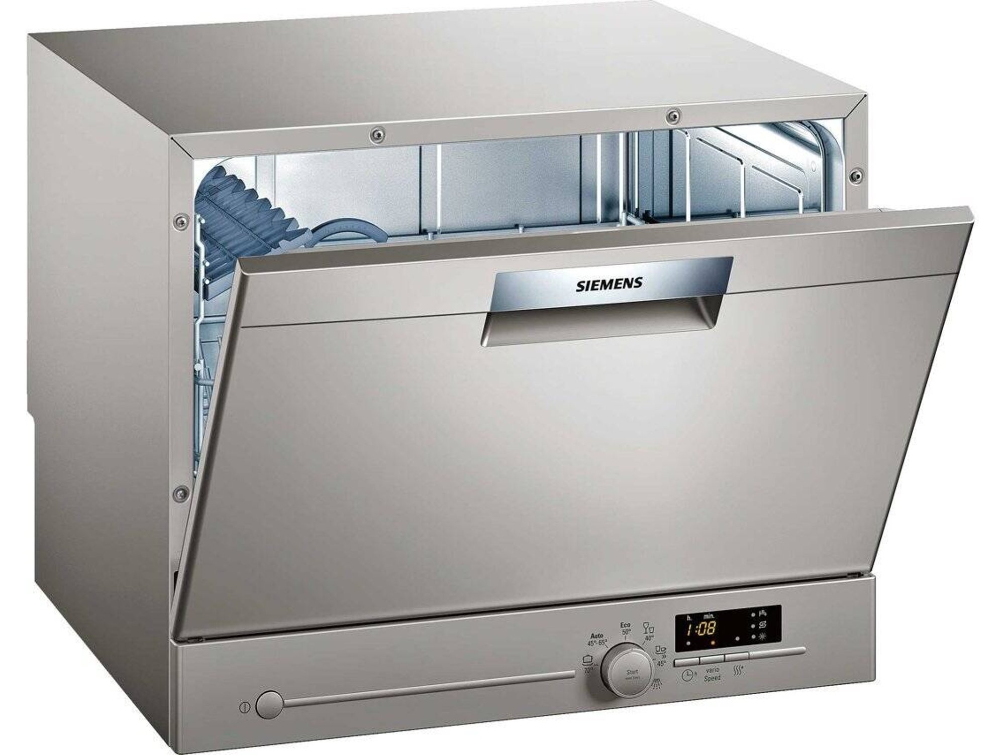 Lavavajillas SIEMENS iSensoric SK26E821EU (6 Cubiertos - 55.1 cm - Inox)