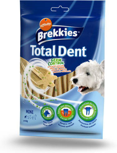 Snack para Perros BREKKIES EXCEL Mini Totaldent (110 Gr)