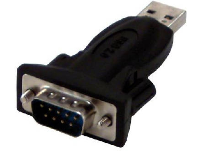 Adaptador de interfaz MCL USB2-118B USB 2.0 RS232 Negro