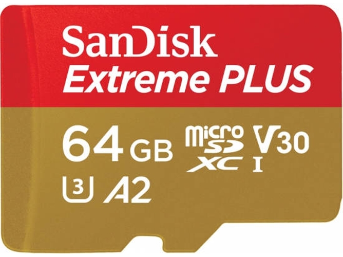 Tarjeta de Memoria SANDISK 64GB Extreme Plus MicroSDXC