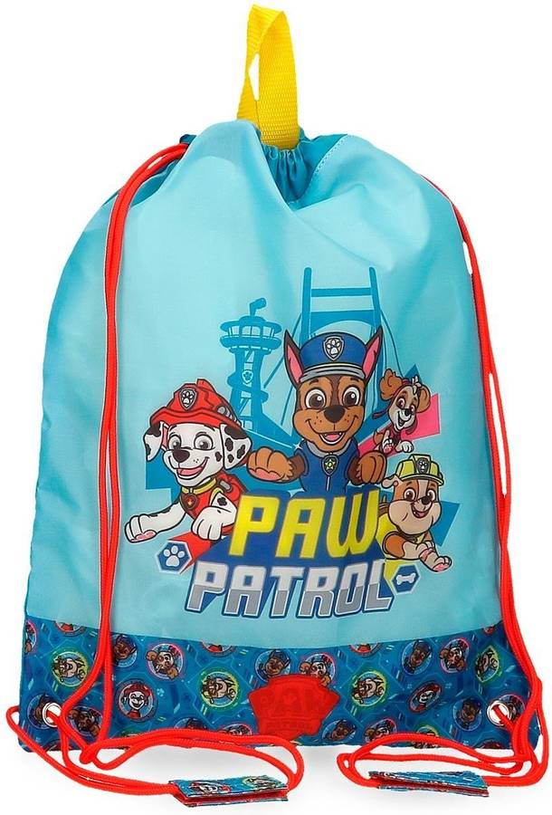 Mochila Nickelodeon Patrulla canina always heroic azul 27x34x05 cm paw patrol bolsa para el almuerzo de tiempo libre y sportwear marca unisex