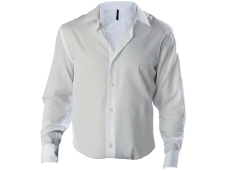 Camisa Kariban Ajustée Blanc (Tam: 4XL)